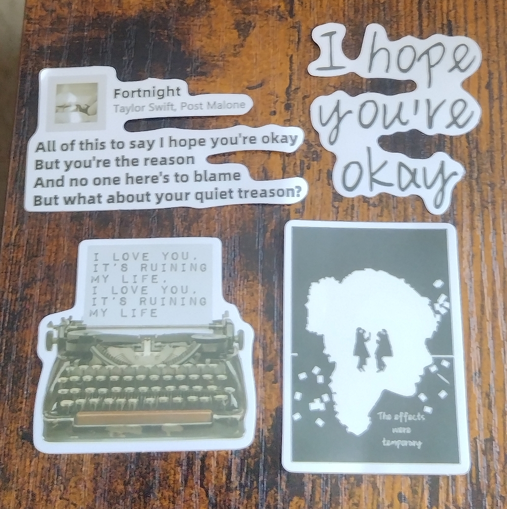 Taylor Swift Fortnight Stickers
